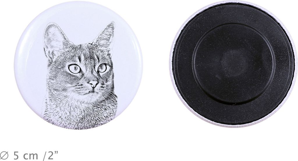 Abessinier - Sammlung von einzigartigen Magneten, eigenes Foto, Marke Art-Dog