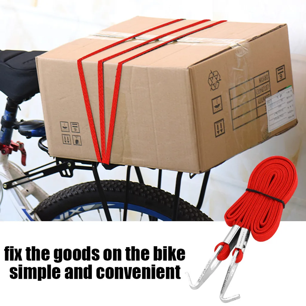 Cinghia Bagagli Bici: Corda Elastica con Ganci per Spesa e Zaino