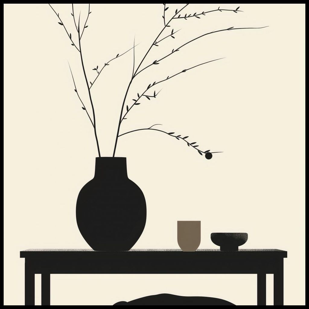 Plakat 80x80cm Entspanne Hund