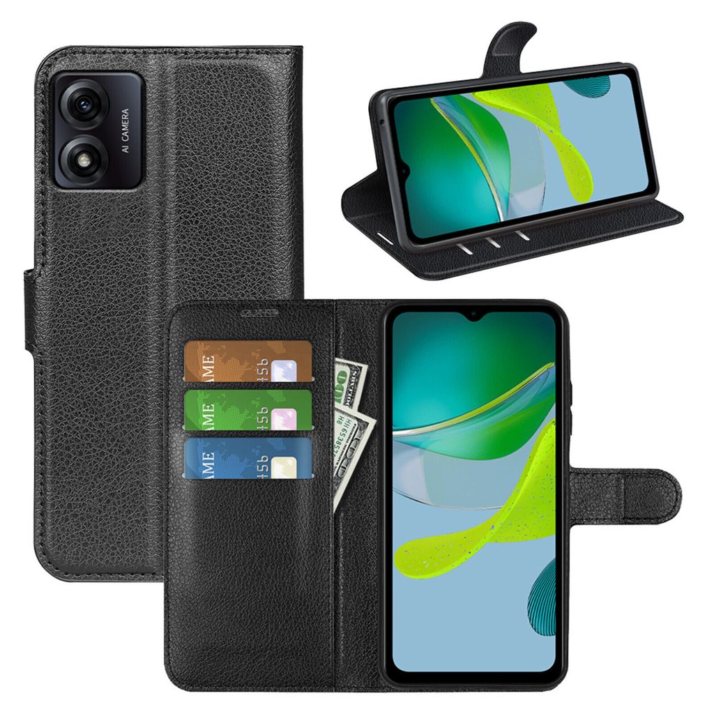 Handy Tasche Motorola Moto E13 Handyhülle Hülle Wallet Case Flip Cover Etui