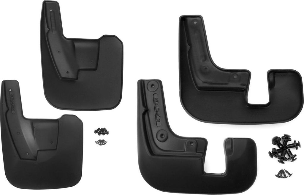 Schmutzfänger Kotflügel für Subaru Forester 2013-2018 Kunststoff Schwarz 4tlg