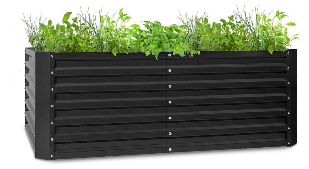 Blumfeldt Hochbeet aus Metall, Wetterfestes Stahl-Hochbeet Produktbild 