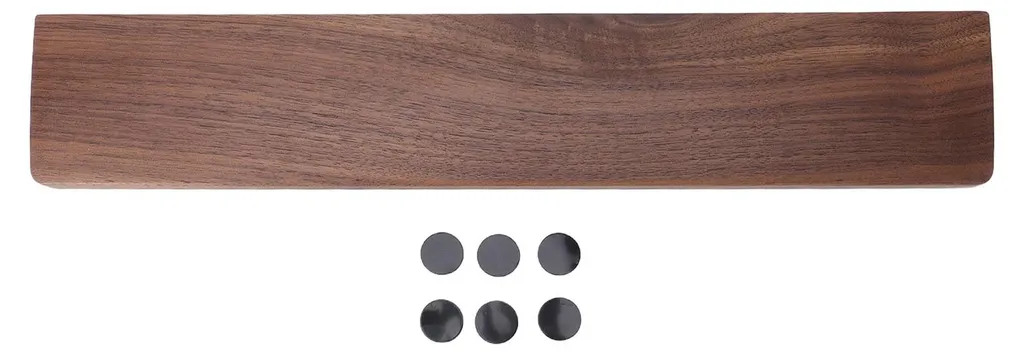 Support de poignet ergonomique en bois pour grand clavier PC Mac