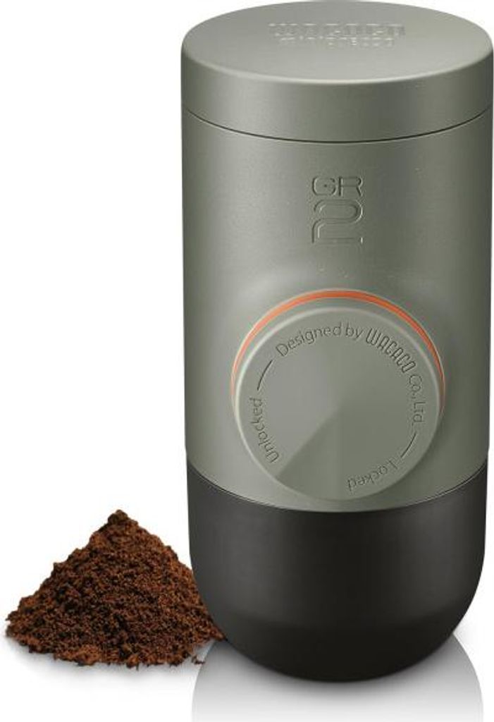 Wacaco Minipresso 4897066230955, Šedá, Olivový, Mletá káva, Obrázok produktu 