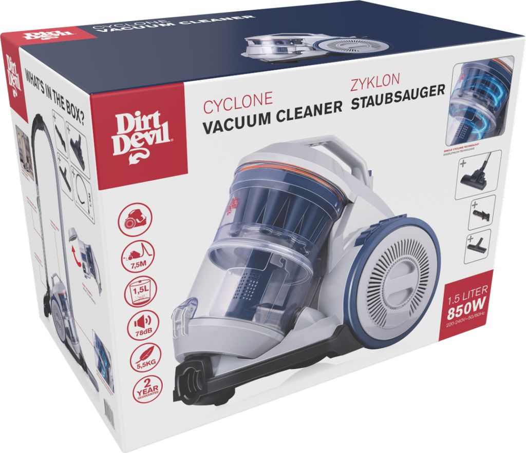 Dirt Devil Staubsauger ohne Beutel DD2501 - Produktbild 9