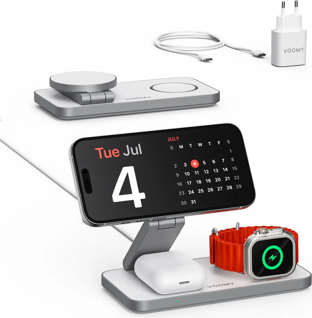 Chargeur sans fil 3-en-1 pour iPhone : fini l'encombrement des câbles