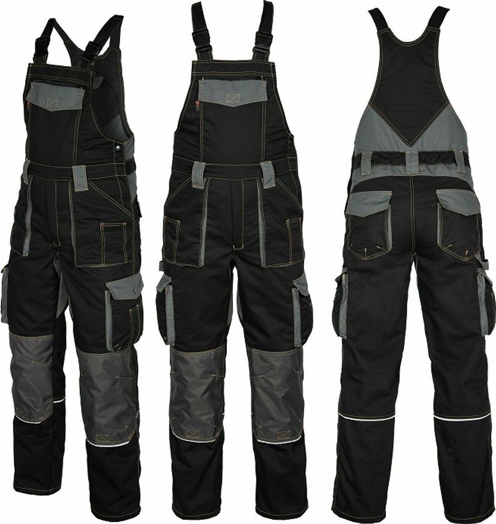 NIZO E Gr. 170 Herrenlatzhose Latzhose Arbeitshose Schutzhose Arbeitslatzhose Arbeitskleidung Herren Gartenhose Berufsbekleidung Freizeithose