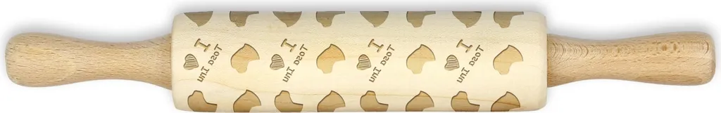 Tosa Inu, cane Tosa - piccolo mattarello con motivo cane, mattarello per bambini, decorazione di ceramica di Art-Dog.