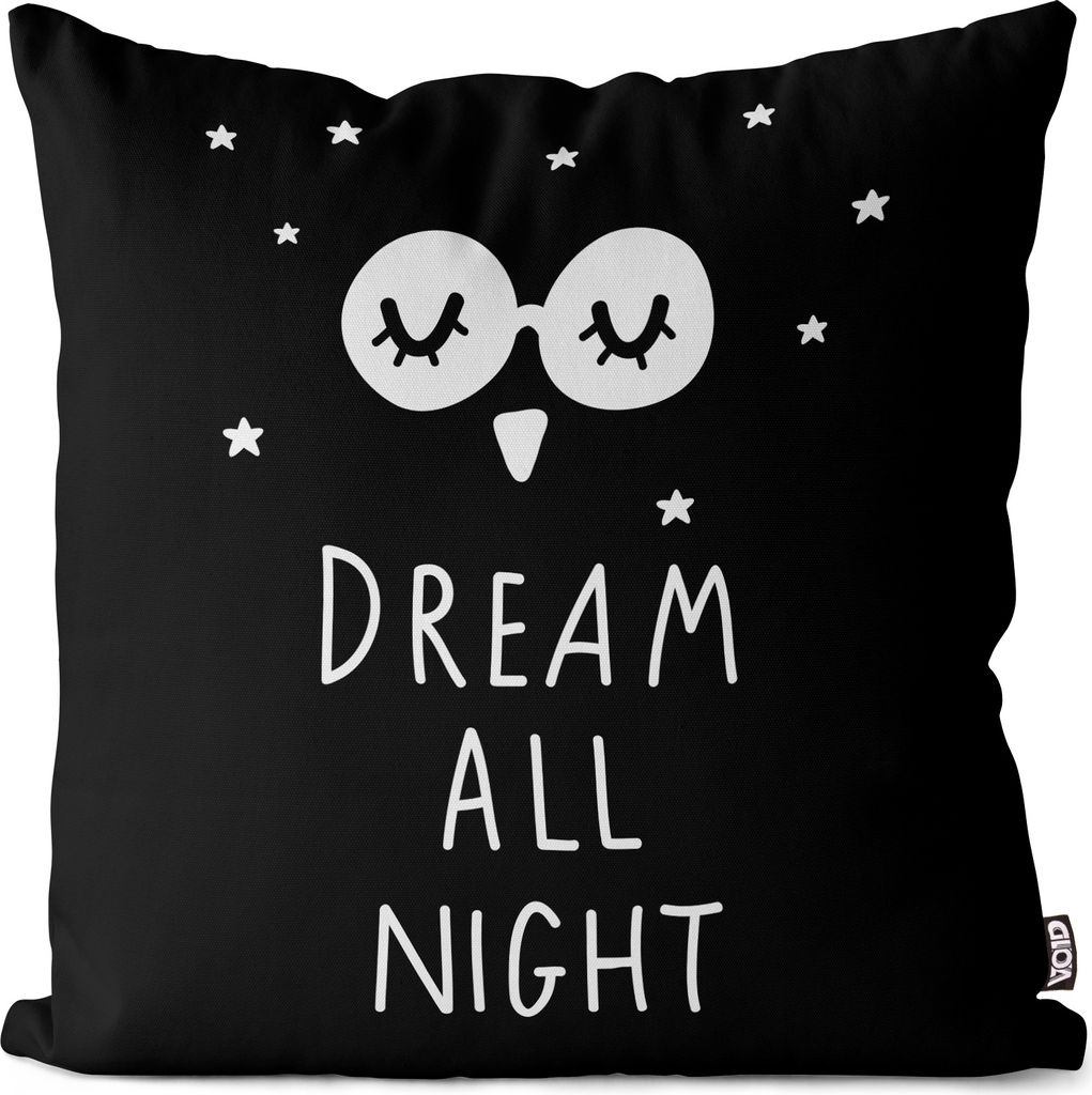 VOID Nach Schlaf gut Träume Kissenbezug Kissenhülle Sofakissen Kissen Deko Outdoor-Kissen Dekokissen