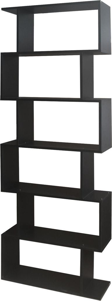 Thekla Standregal mit 6 versetzten Fächern, 70 x 189 x 23,5 Produktbild 