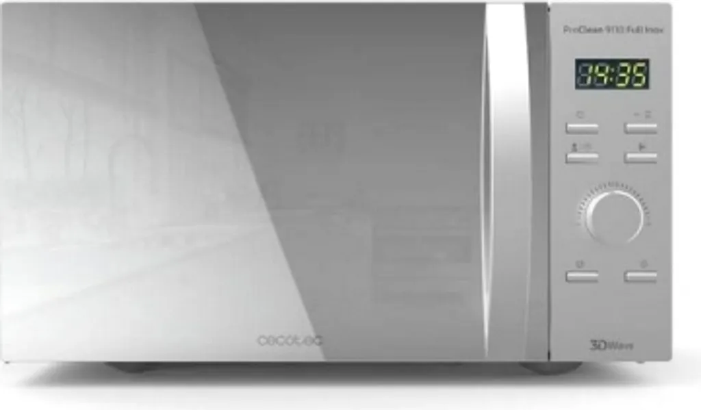 Four micro-ondes avec grill Cecotec de 30 Litres finition gris argent