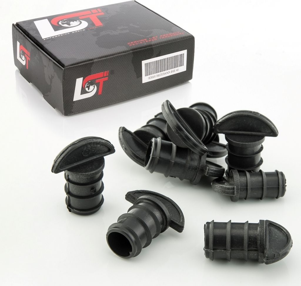 10x Endstück Endstopfen Tropfschlauch PE-Rohr Bewässerung Stecksystem 20mm