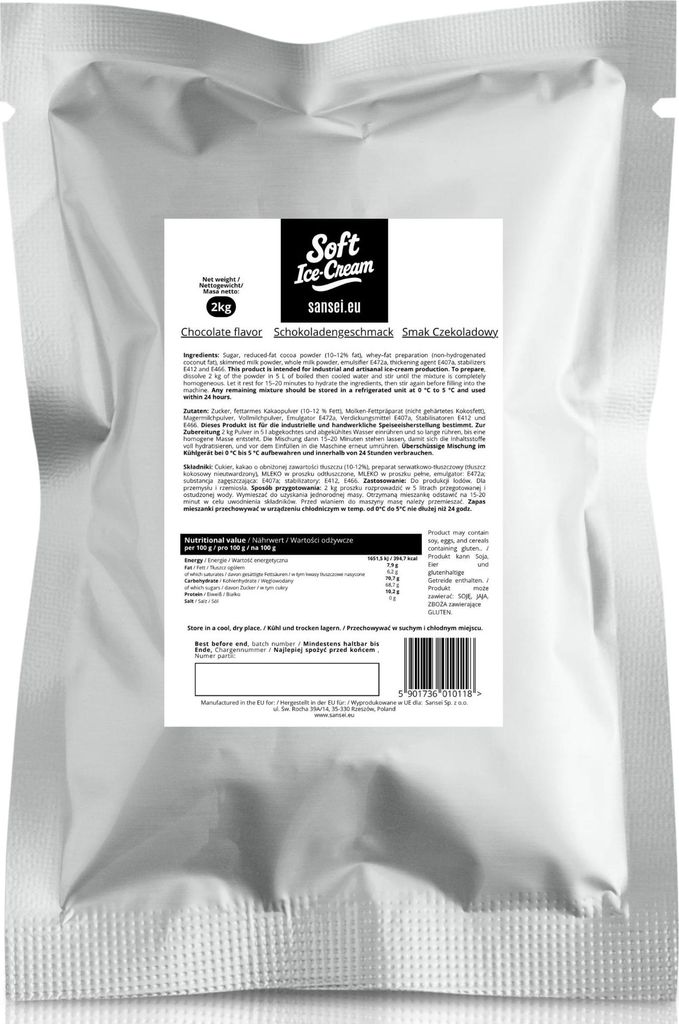 Sansei Soft-Eis Pulver für Eismaschine Softeispulver Produktbild 