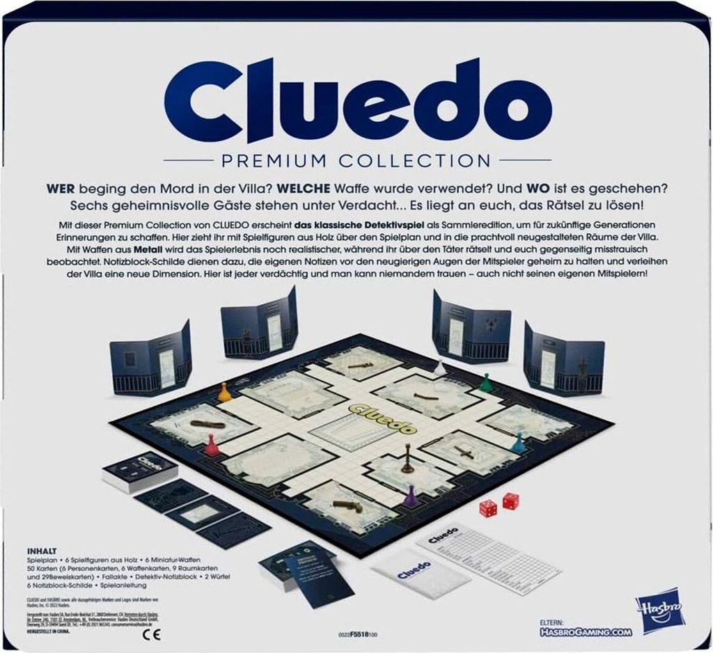 Hasbro - Cluedo - Premium Collection Brettspiel Produktbild 7