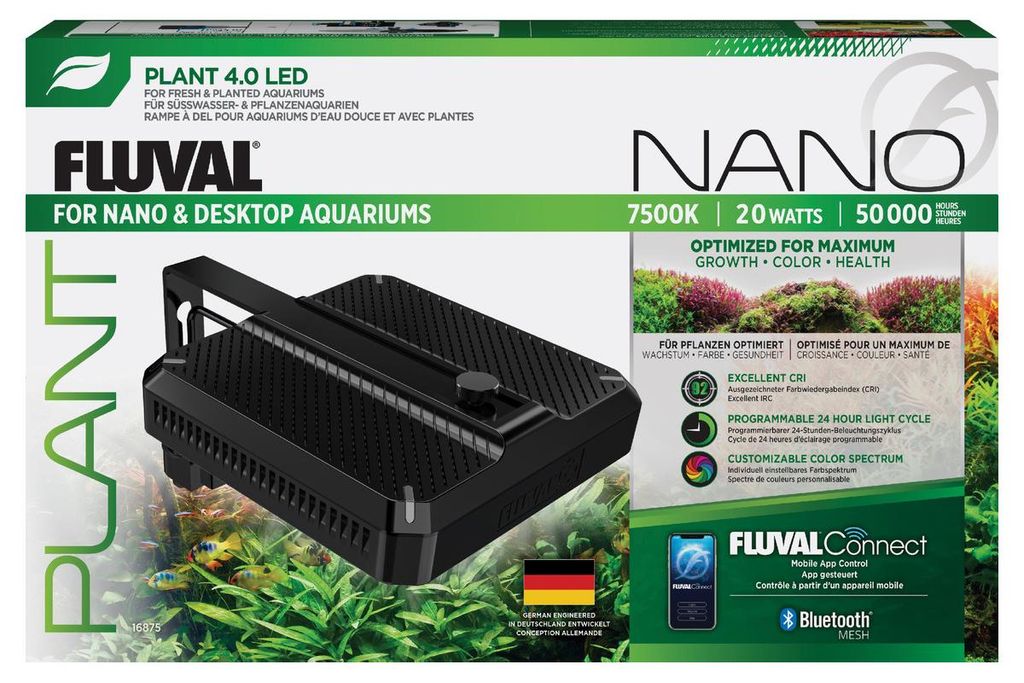 Aquariumverlichting Fluval Nano Plant 4.0 LED, dimbaar via Productafbeelding 