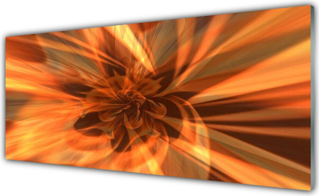 Küchenrückwand aus Glas 125x50cm Spritzschutz Abstraktes Kunst
