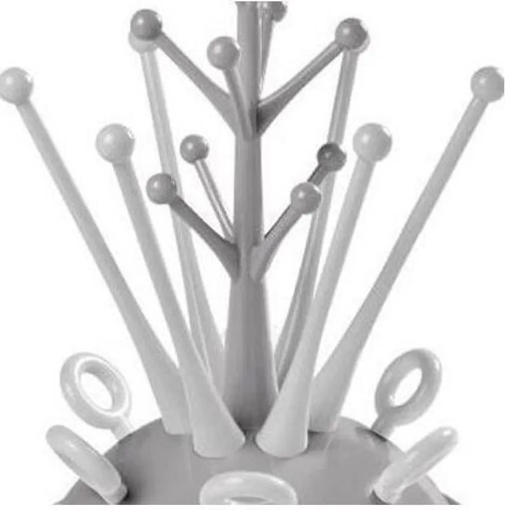Séchoir à Biberons Beaba Tree Gris : Solution de Rangement Gain de Place - 2
