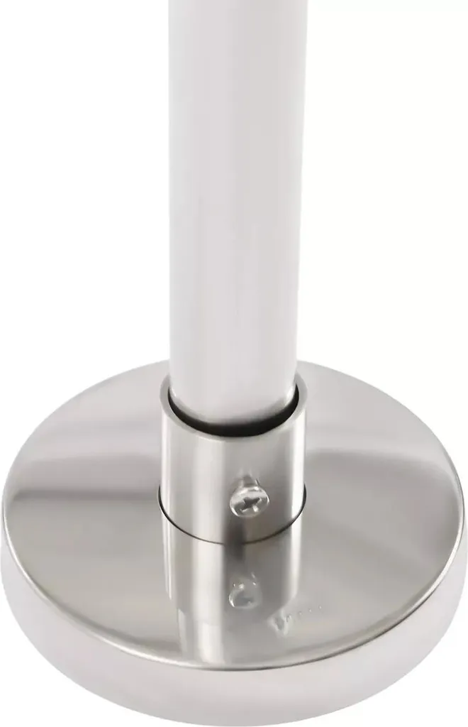 Barre de douche pour petit angle extensible 45-75 cm métal argent