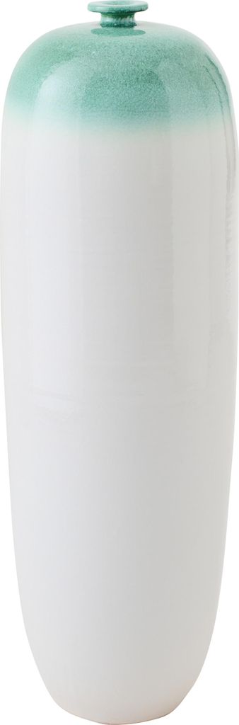 J-Line Vase Keramik Minzgrün/Weiß Large