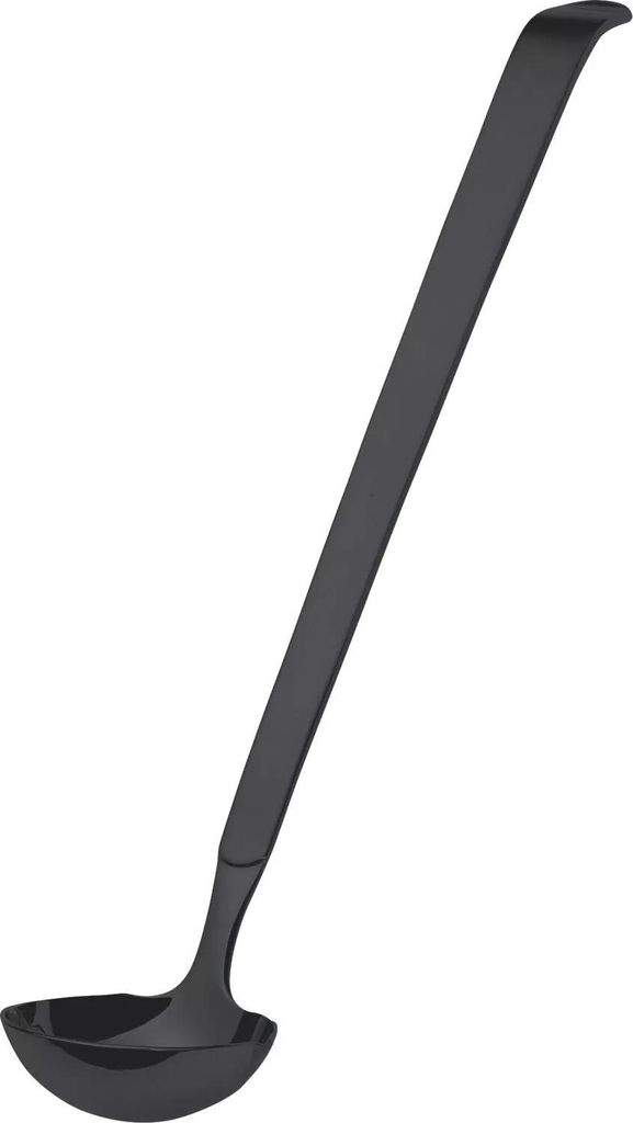 Dressinglöffel PVD, schwarz, Länge: 338 mm