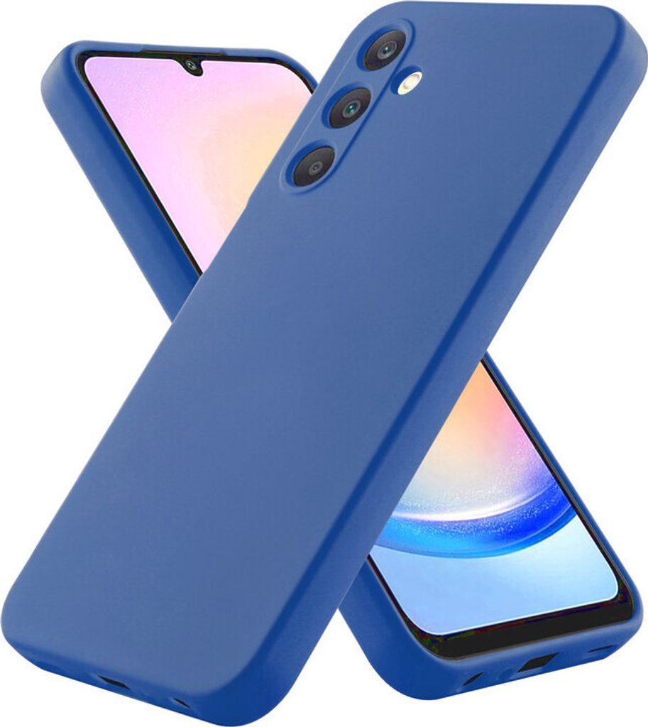 Hülle passend für Samsung Galaxy A54 5G | Schutzhülle Tasche Schutz Case | TPU Silikon Etui Blau