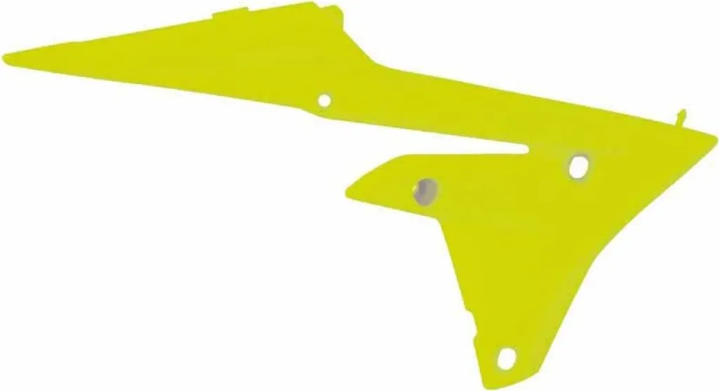 Protecteurs de radiateur inférieurs Racetech jaune fluo pour Yamaha