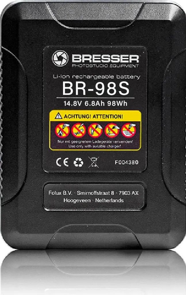 Batterie 98Wh pour tournage extérieur BRESSER BR-98S V-Mount 14.8V