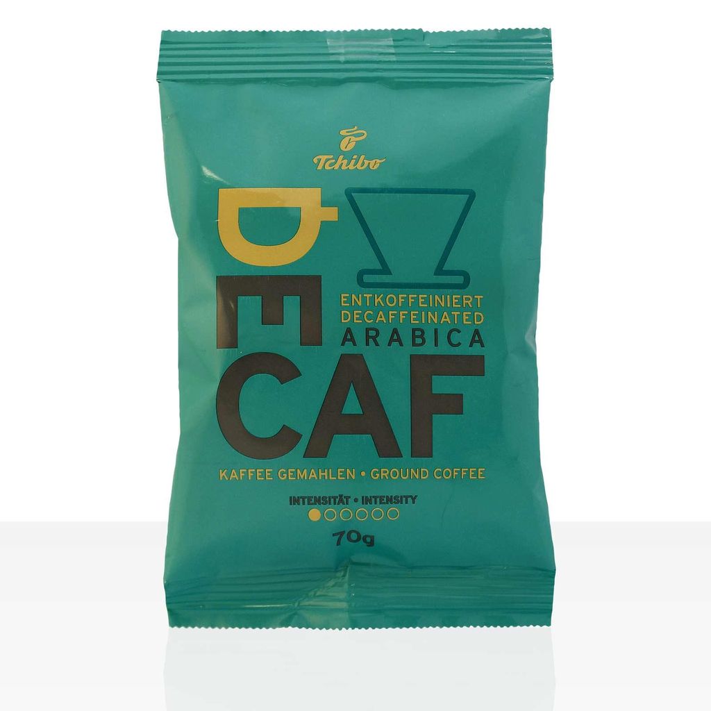 Tchibo Cafe Decaf Mahlkaffee entkoffeiniert - 75 x 70g Produktbild 