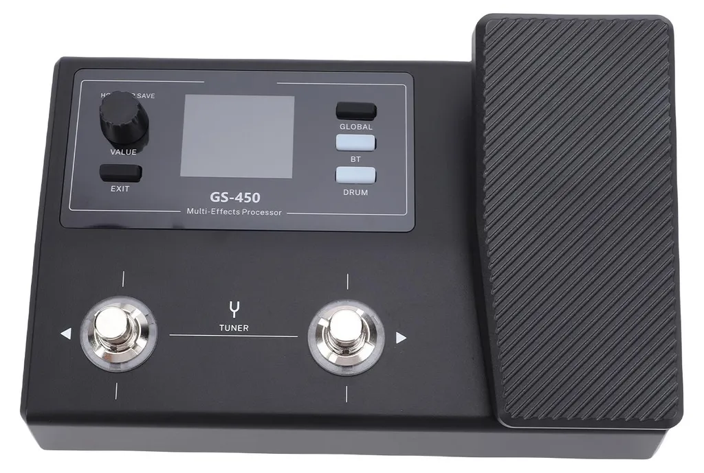 Processeur de Guitare pour Répétition avec Accordeur et Écran LCD Clair