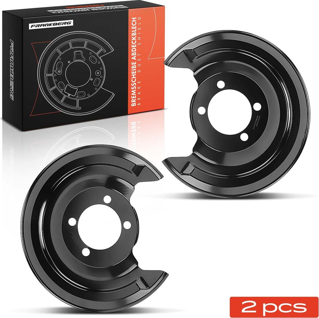 Frankberg 2x Ankerblech Bremsscheibe Hinterachse Beidseitig für Toyota Corolla E18 ZRE1 Auris E18 Bj ab 2012