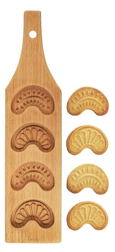 Forma do pieczenia z drewna bukowego do rogalików, ciast i Zdjęcie produktu 
