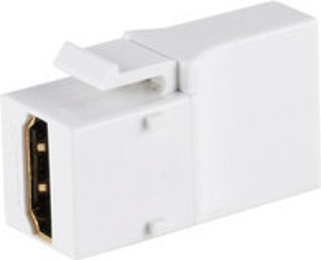 HDMI-A Keystone Verbinder 18Gbps - Winkeladapter