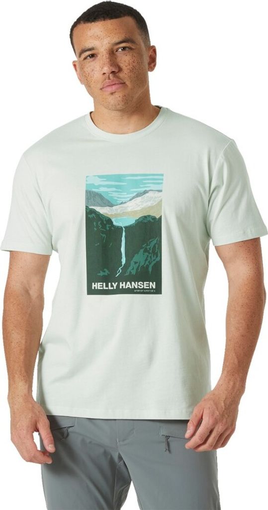 Helly Hansen Massif Graphic Kurzarm-t-shirt Grün XL Mann Grün XL