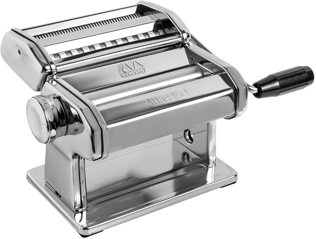 Marcato Atlas 150, klassieke pasta machine, zilver, model Productafbeelding 