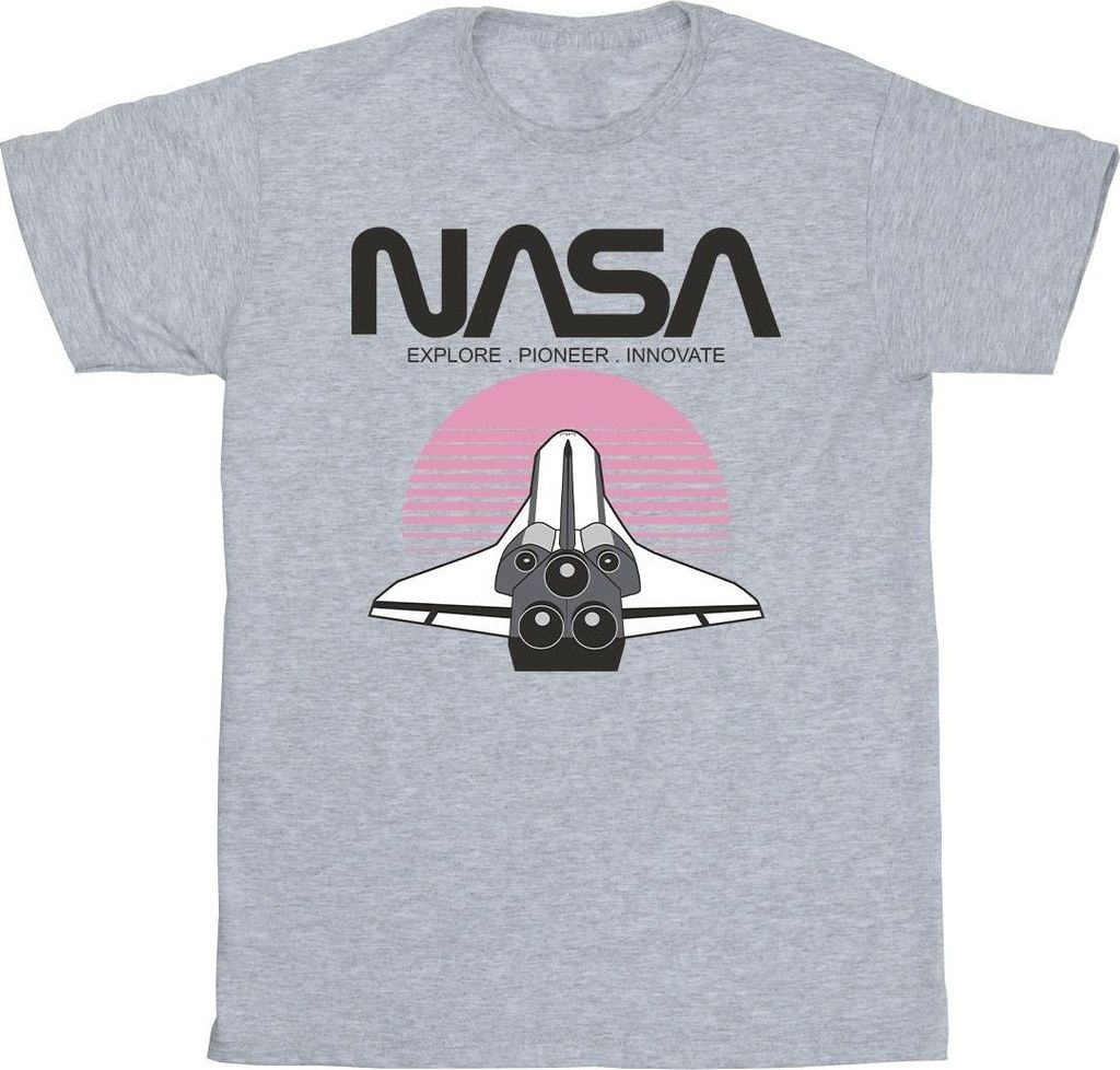 NASA - T-Shirt für Herren BI52274 (XXL) (Grau)