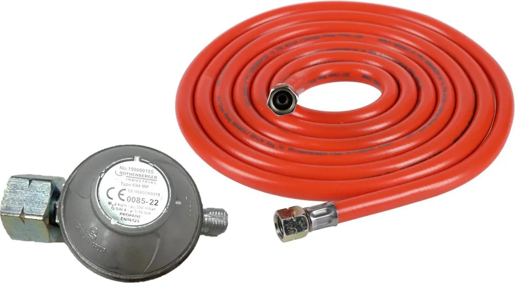 Régulateur de gaz 300 mbar Rothenberger 1500005430 avec tuyau 3m