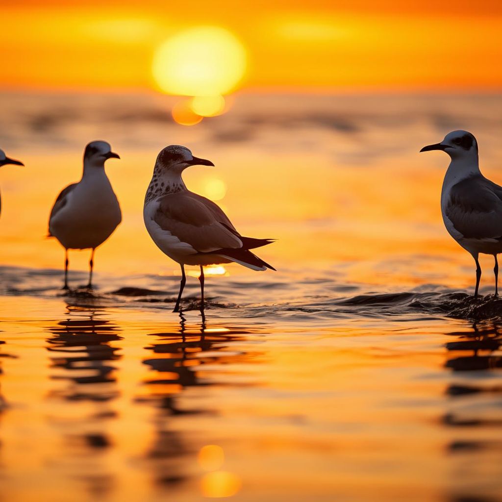 Plakat 30x30cm Möwenmärchen