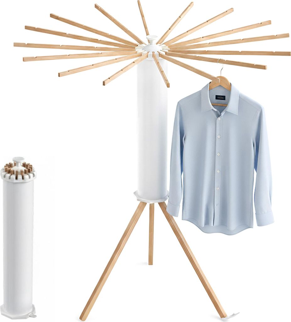 relaxdays Ausziehbarer Wäscheständer Oktopus