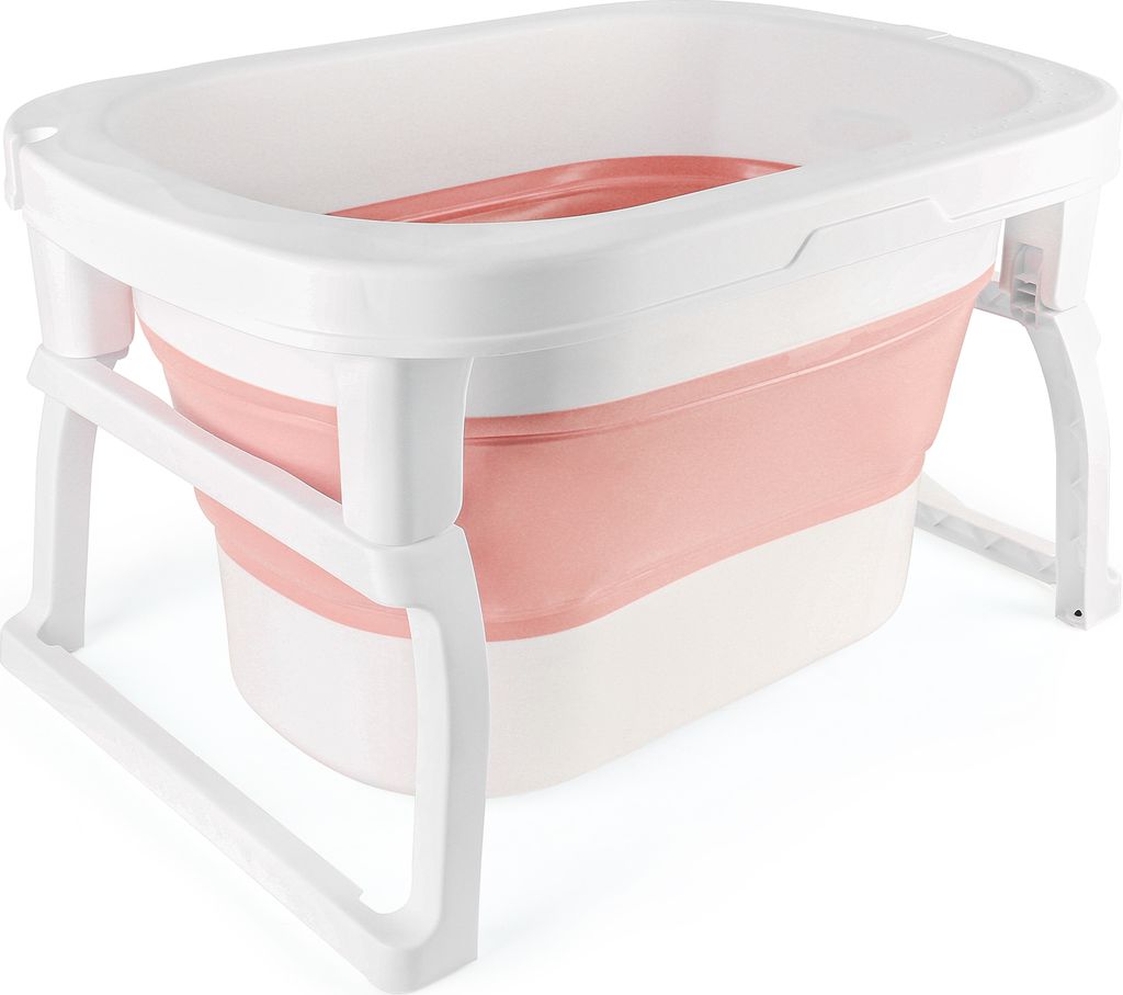 Faltbare Babybadewanne 75x45x24 Cm - Tragbare Klappwanne Für 0-6 Jahre