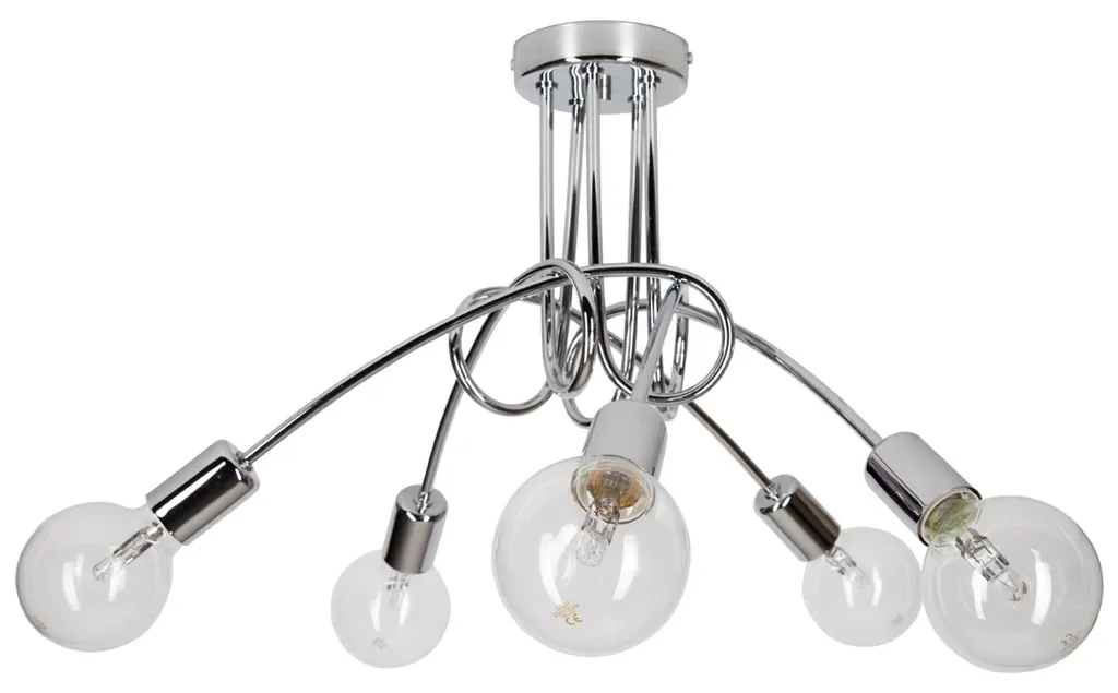 Suspension chromée moderne Edison pour transformer un intérieur sombre