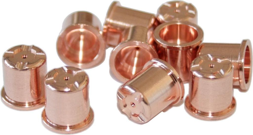 ELMAG Düse kurz 1,0mm zu CB70 (PD0088-10) / SCB50 / SCB70 (10 Stk. Packung), bis 50 Ampere, auch Ersatz für P70 Art. 1396