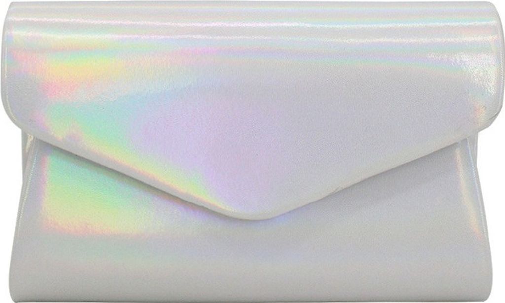 Damen Helle Kunstleder Geldb?rsen und Handtaschen ?berschlag Abend Clutch Umh?ngetaschen Klassische Hochzeitsparty Umh?ngetasche