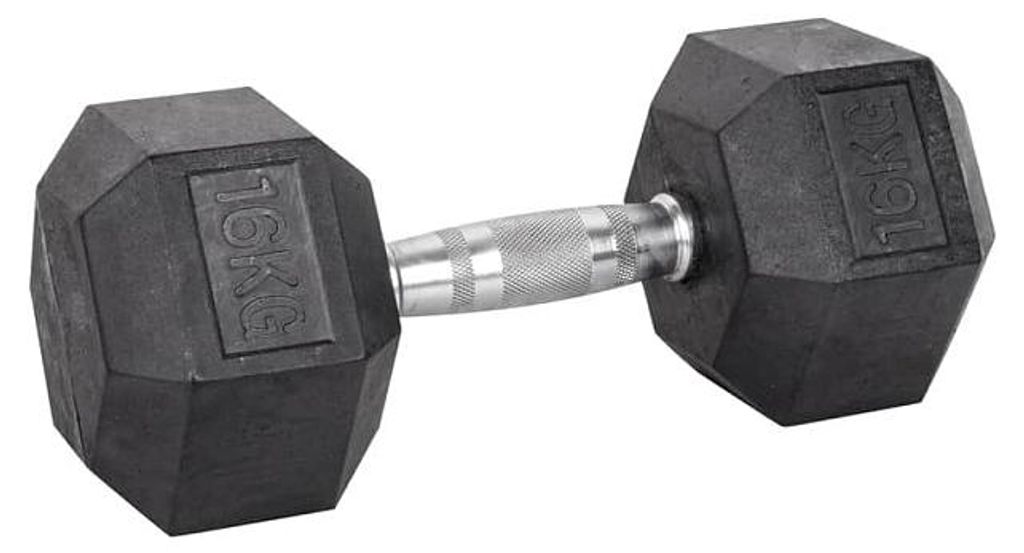 Sześciokątny hantel Insportline Hexsteel 16 kg Zdjęcie produktu 