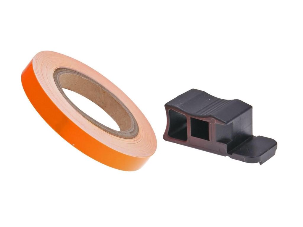 Felgenrand Aufkleber 7mm - neonorange - 600cm