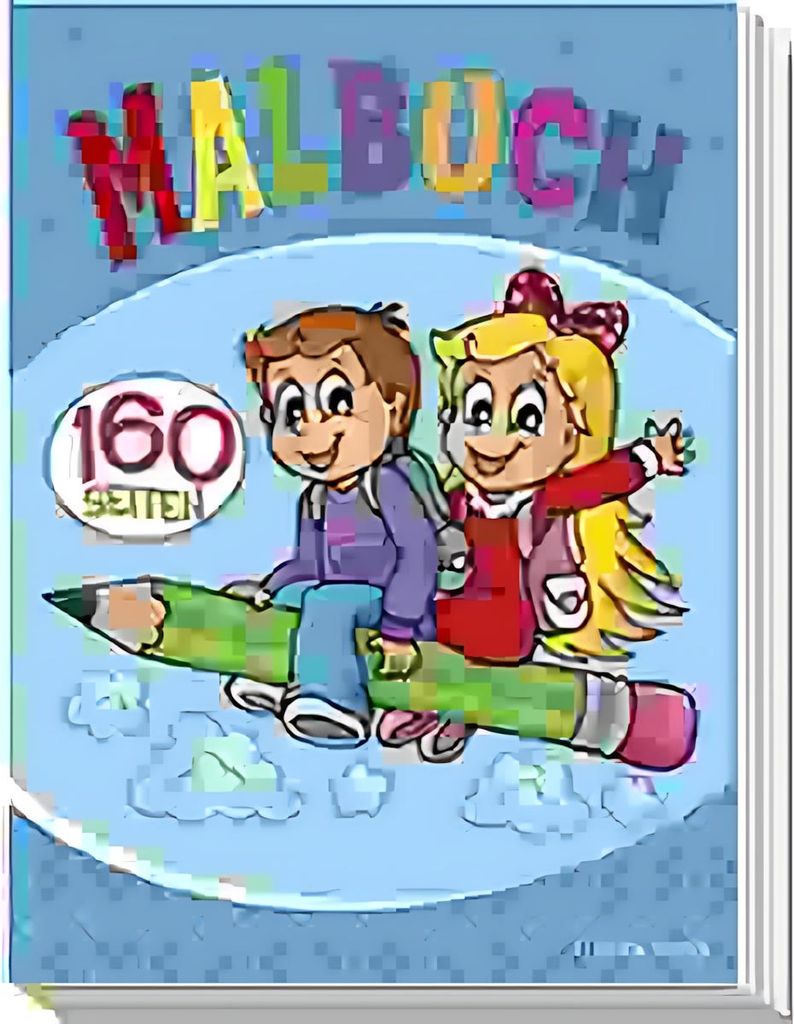 Trötsch Malbuch 160 Seiten 17 x 23 cm, 160 Seiten