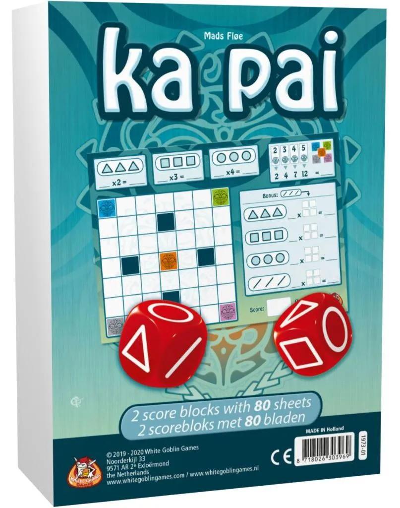 Recharge Carnet Ka Pai pour Finir vos Parties de Jeu - Set de 2