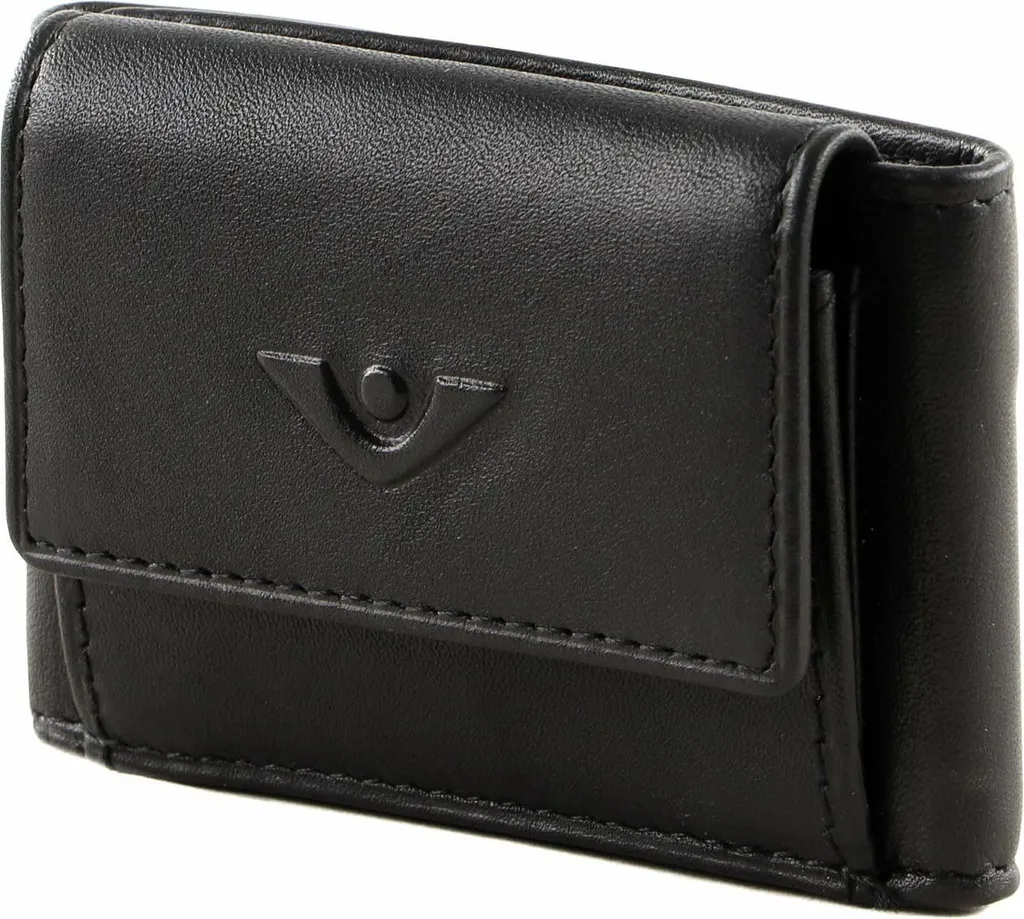 VOi Valentin Mini Wallet Nero - Portafoglio Tascabile Pelle Schwarz