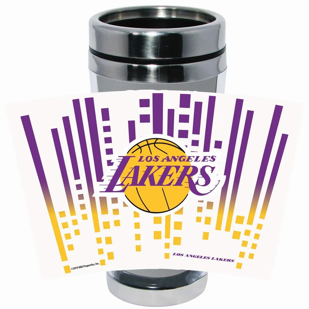 Gobelet Los Angeles Lakers NBA en Acier Inoxydable Violet Officiel