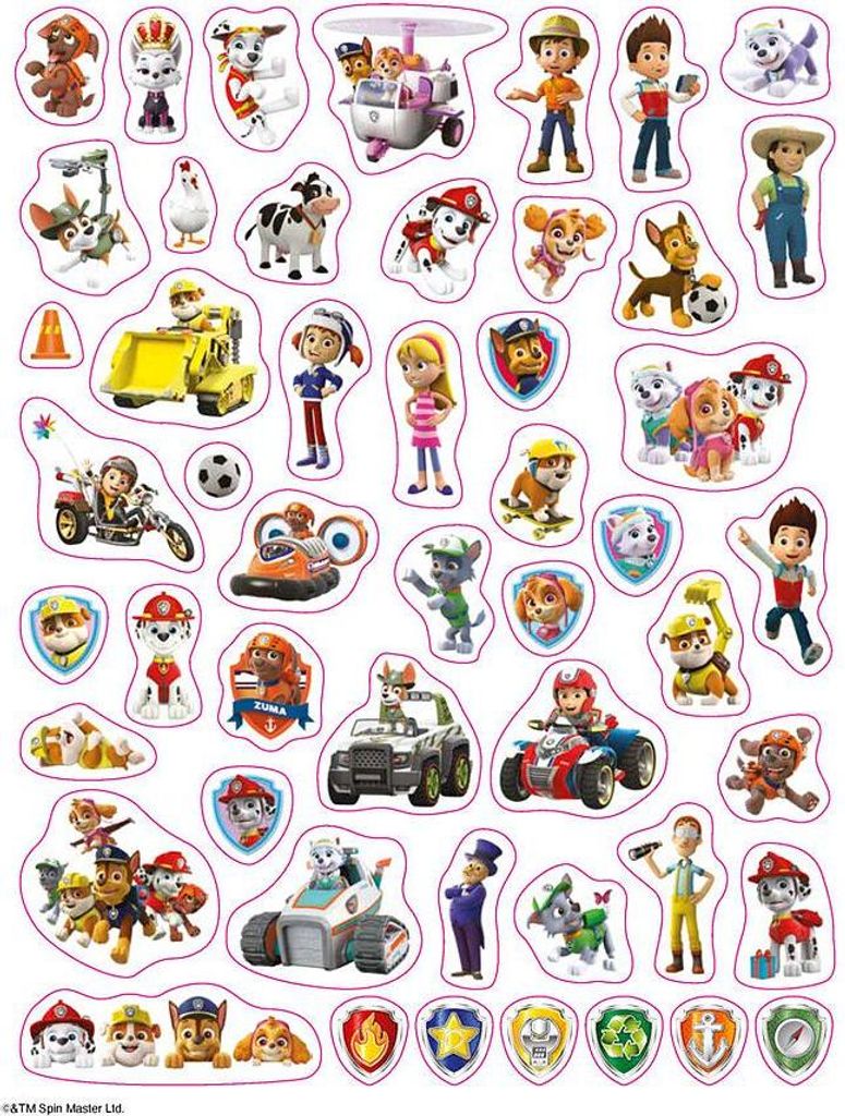 PAW Patrol Mein Stickeralbum mit 100 Stickern Immagine del prodotto 
