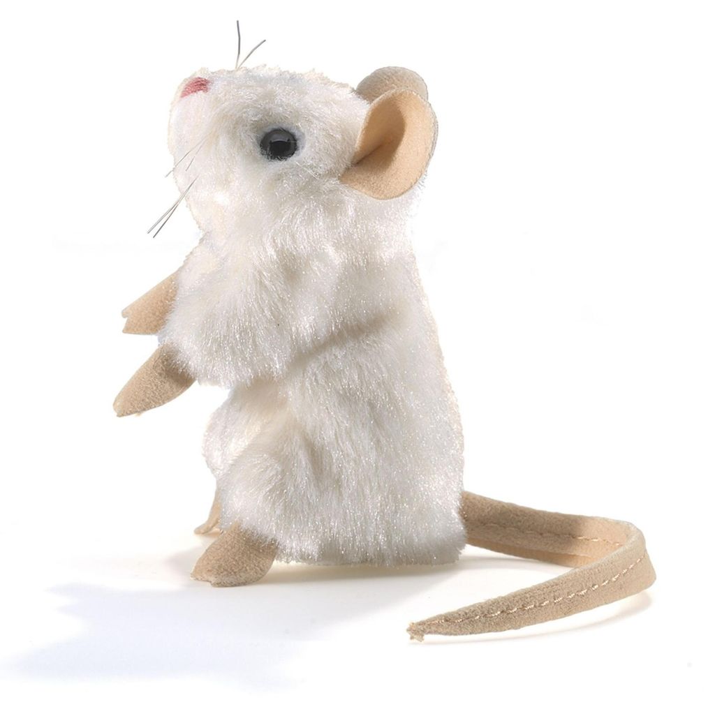 Folkmanis White Mouse, Fingerpuppe, Tier, 1 Stück(e) Produktbild 